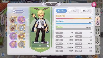 Ragnarok X : Dex minstrel final dmg test before Juno