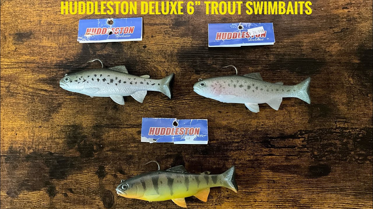 Huddleston Deluxe 6” Trout Swimbaits - YouTube