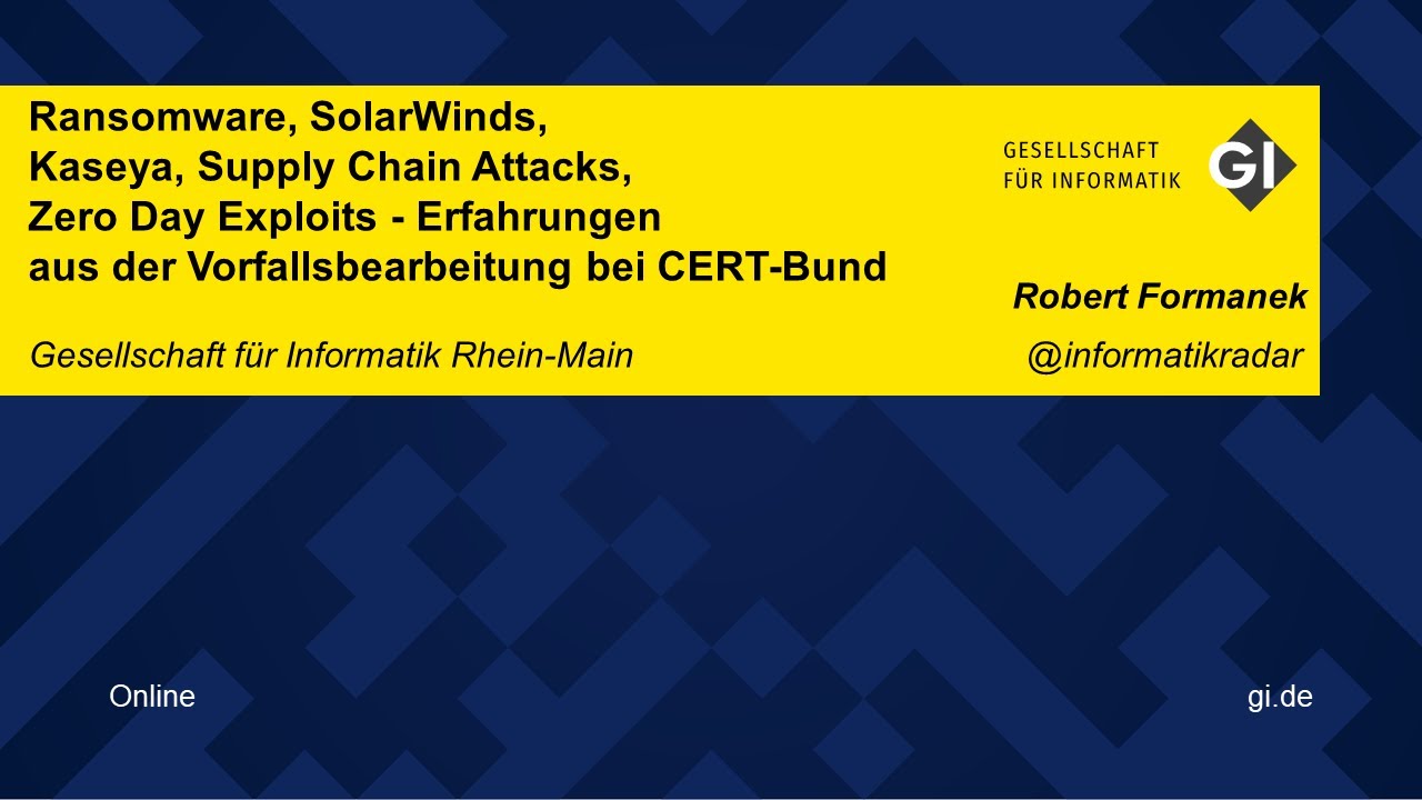 Ransomware, SolarWinds, Kaseya, Supply Chain Attacks, Zero Day Exploits