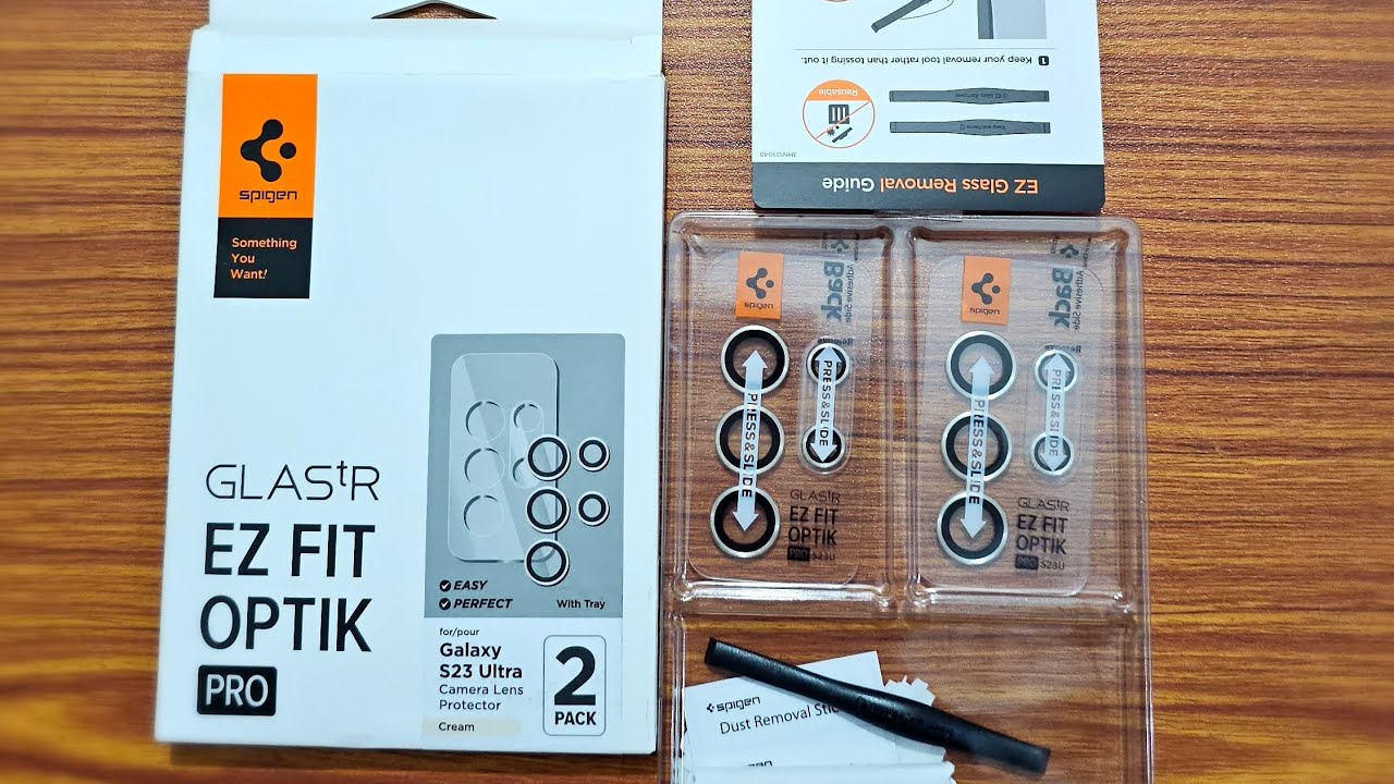 Camera lens protector (spigen) of s23 ultra YouTube