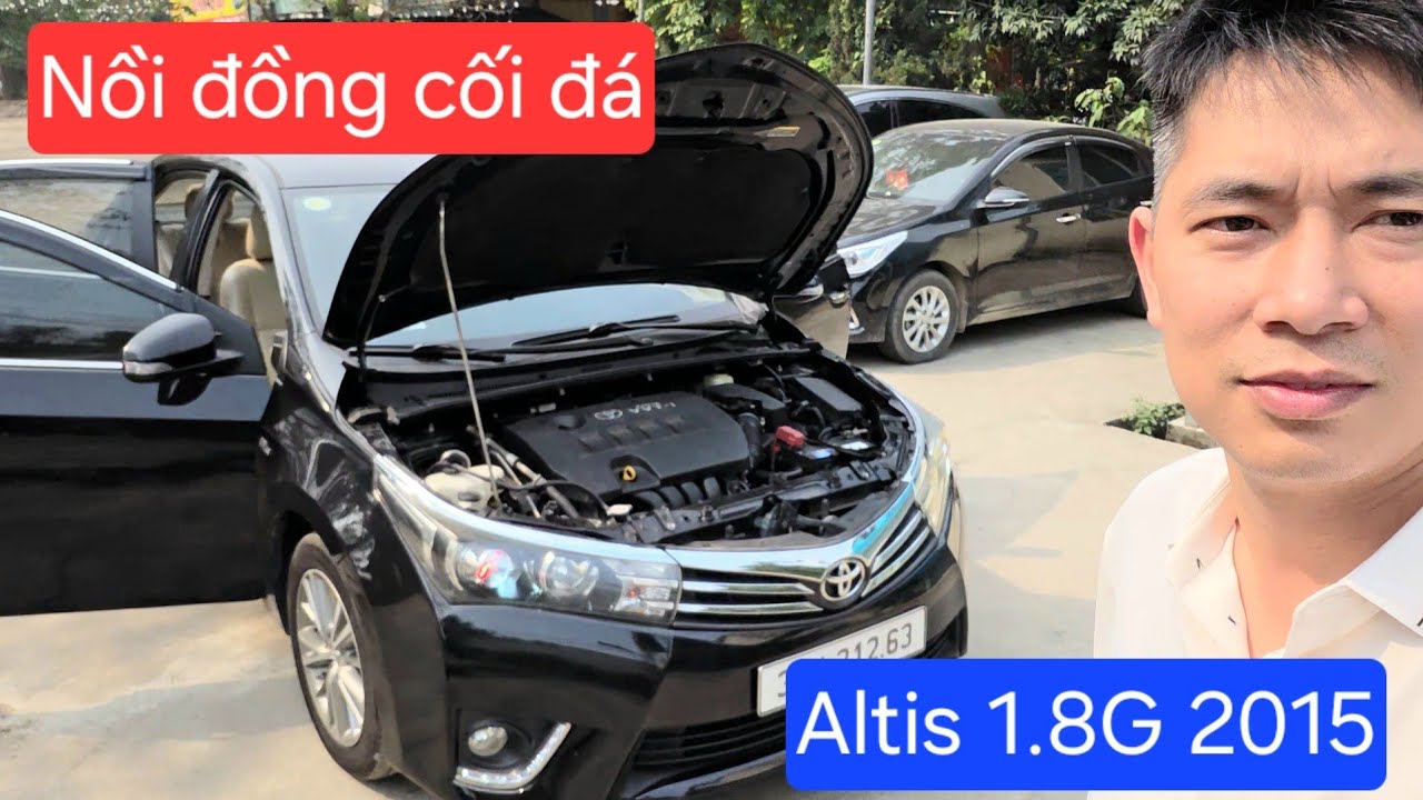 Nồi đồng cối đá, Toyota Corolla Altis 1.8G 2015, nội thất kem, nhiều phụ kiện