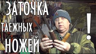 Заточка таежных ножей, 4 практичных способа #домавместе