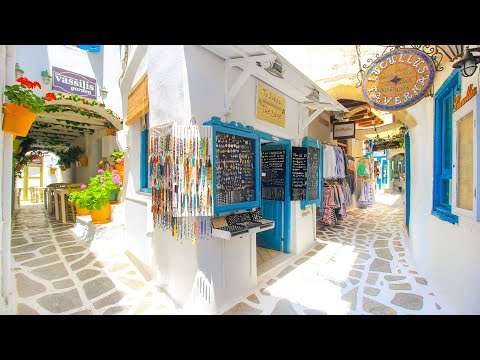 Naxos (Chora) town evening walk