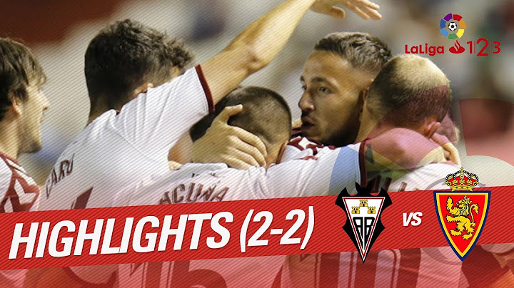 Resumen de Albacete BP vs Real Zaragoza (2-2)