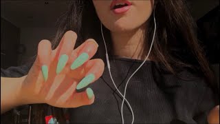 ASMR Tingly Hand Movements with Long Nails / Plucking, Invisible Scratching, Touching ~ LoFi