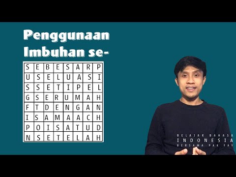 Video: Bagaimana anda menggunakan imbuhan?