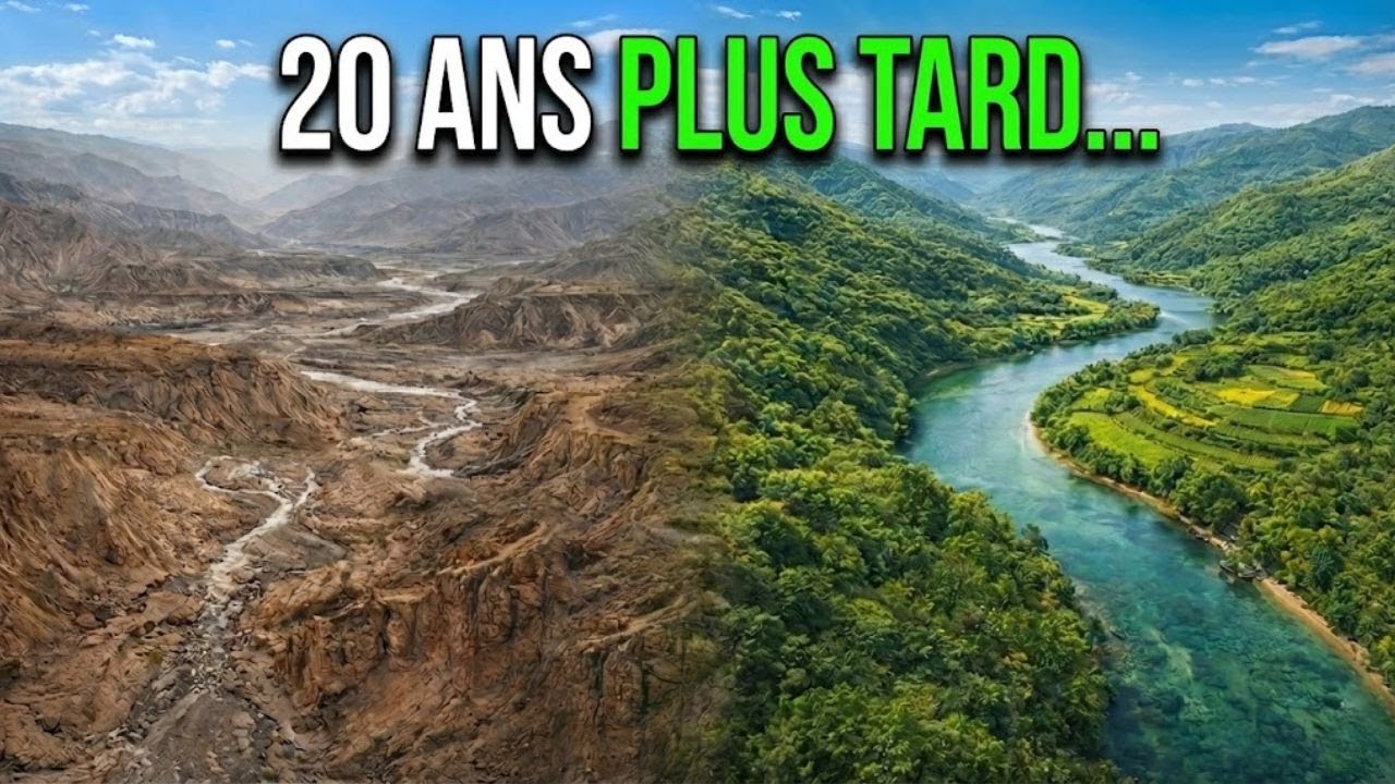 La Chine a reconstruit un paysage mort pour sauver un fleuve… 20 ans après, choc