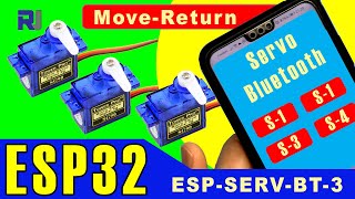 ESP32-SERV-BT-3: Control 1 or more servo Motors ESP32 Bluetooth using mobile device - RJT264 screenshot 5