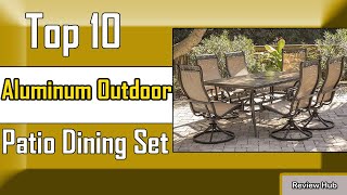 ✅ 10 Best Aluminum Outdoor Patio Dining Set of 2022
