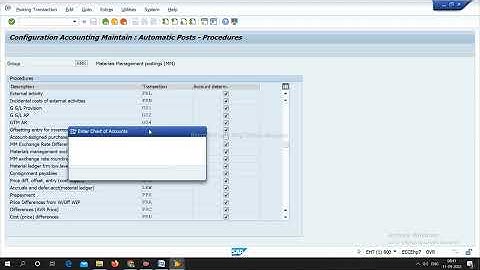 Acct  Determination for entry INT1 GBB VBO 430000 not possible