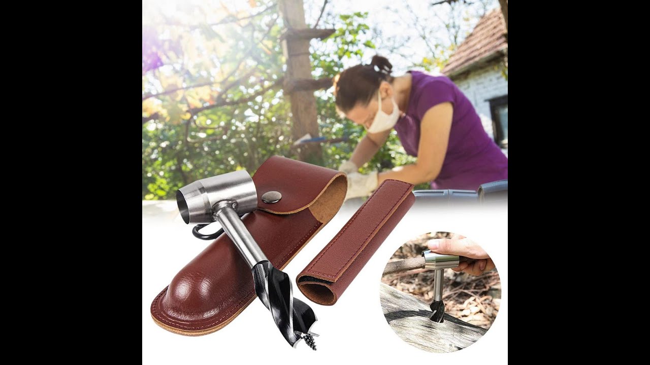 Survival Punch Tool For Camping | Hand Auger Drill | Manual Auger Drill ...