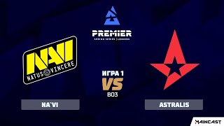 Natus Vincere vs Astralis [Map 1, Train] (Best of 3) BLAST Premier: Spring 2020