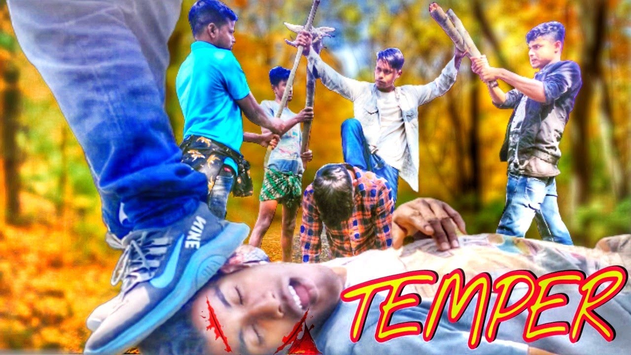 Temper Movie Action Spoof \\ Temper Movie Fight in Beach \\ J.R. NTR, Kajal Aggarwal \\ MS Thriller