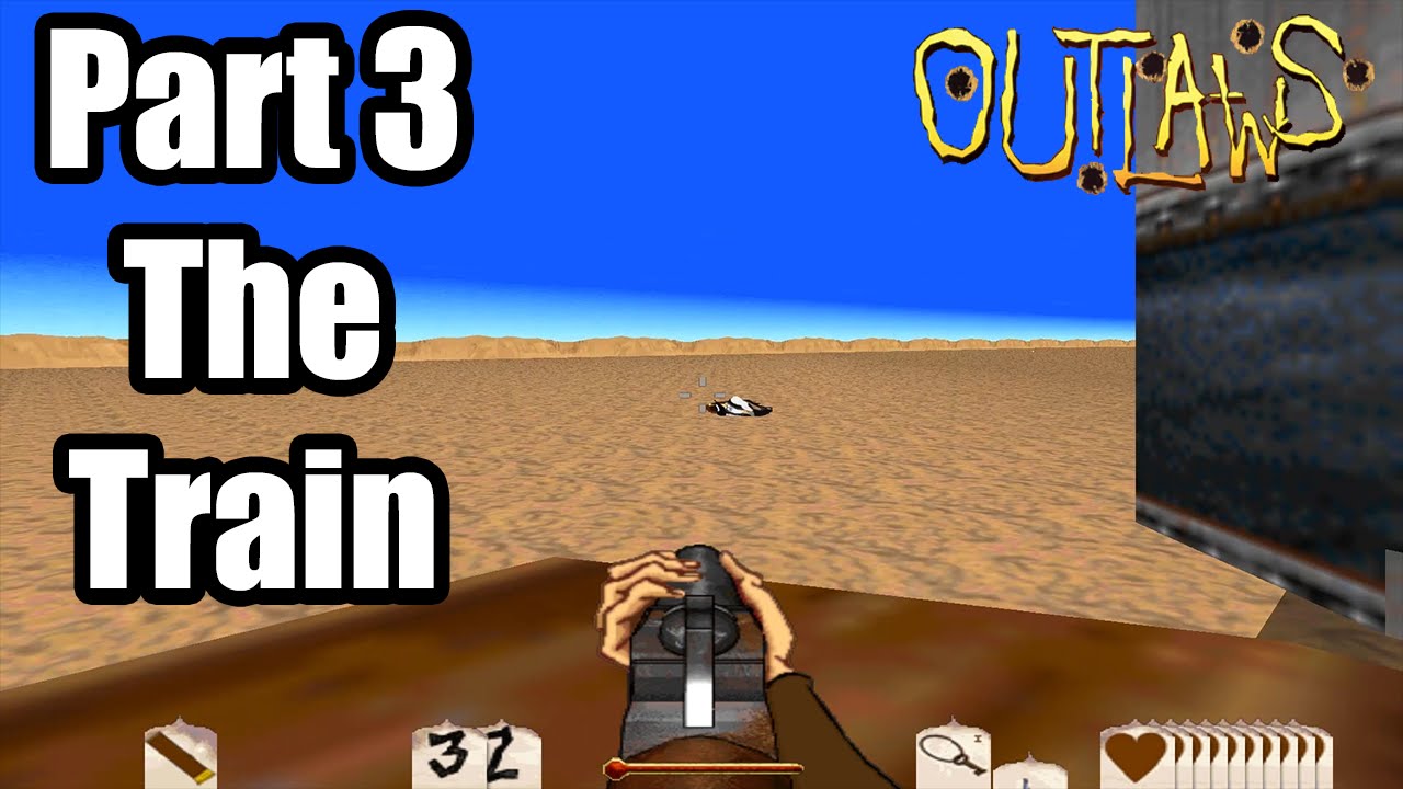 Outlaws playthrough- Level 3 - The Train gaming logo