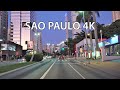 Sao Paulo 4K - Modern City Center - Driving Downtown - Brazil
