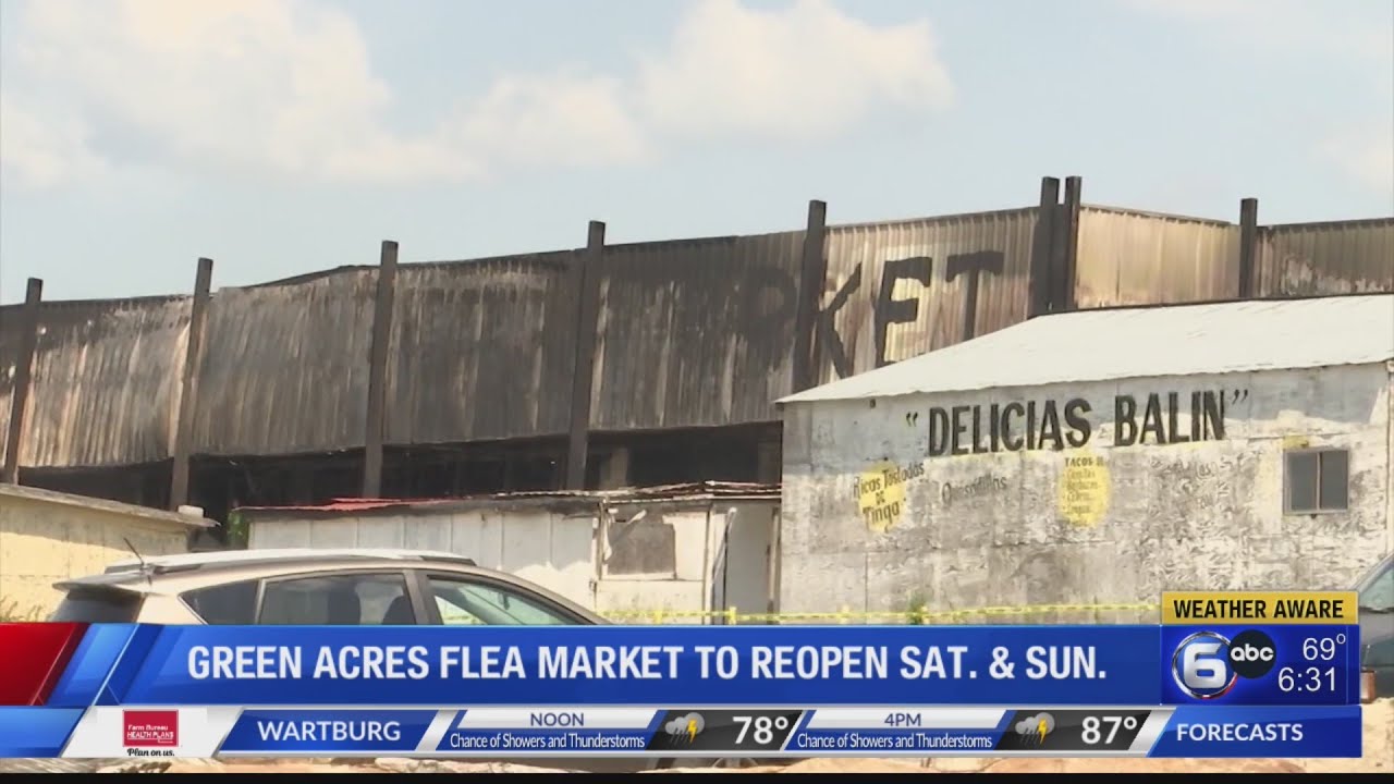 Green Acres Flea Market to reopen July 12 in Blount County YouTube
