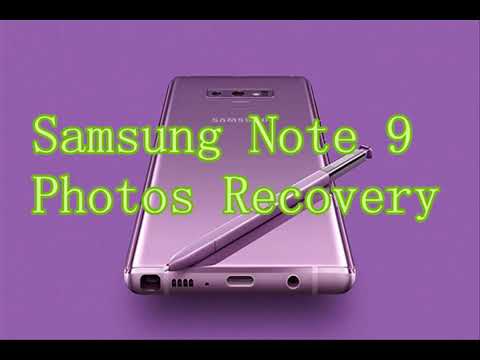 How to recover deleted/lost photos from samsung note 9?