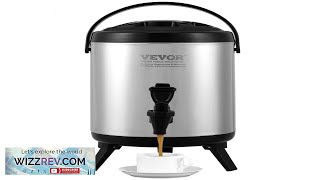 VEVOR Stainless Steel Insulated Beverage Dispenser 1.5 Gallon 6 Liter Thermal Hot Vevor Beverage Dispenser Review Is It Worth The Hype