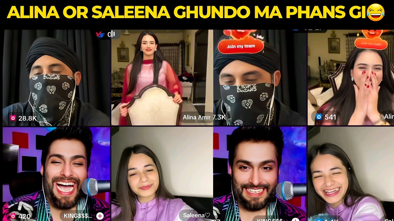 Alina Or Saleena Ghundo m Phans Gayi😂|| Mr.Patlo And Ahmed Sunny Funny Match || Mr.Patlo Tiktok Live