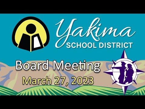 YSD7 Board Meeting for March 28th, 2023 at Lewis and Clark Middle School.