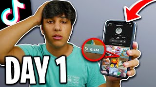 I Tried To Become TikTok Famous In ONE WEEK!