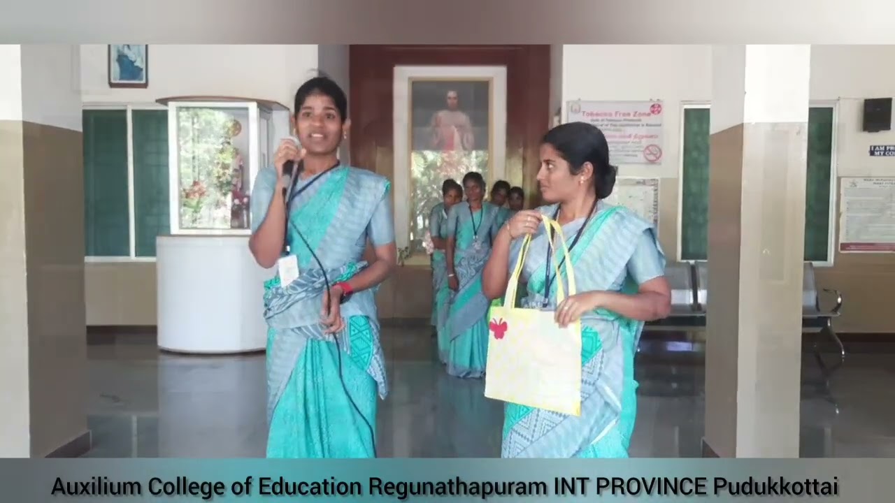 World Paper Bag Day 12.07.2025 Auxilium College of Education Regunathapuram Pudukkottai District.