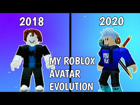 My Roblox Avatar Evolution 2018 2020 Youtube - my roblox avatar evolution 2020