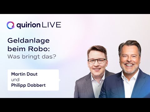 Geldanlage beim Robo-Advisor: Was bringt das? || quirion LIVE - video from Quirion