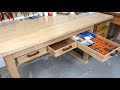 Adding drawers under a table