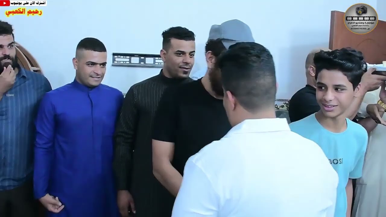 عقد قران  الغالي عبد الله الشيخ جاسب الكعبي بحضور الشيوخ والوجهاء الف الف مبروك تصوير رحيم الكعبي