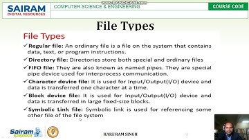 Lecture Video1_18CS56_ Module3_File API_ Hare Ram Singh