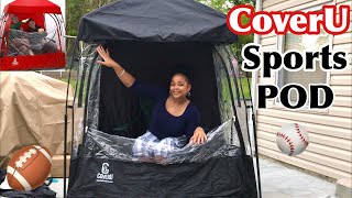 EASYGO COVERU SPORTS POD 2 PERSON TENT SET UP AND REVIEW SPORTS MOM MUST HAVES