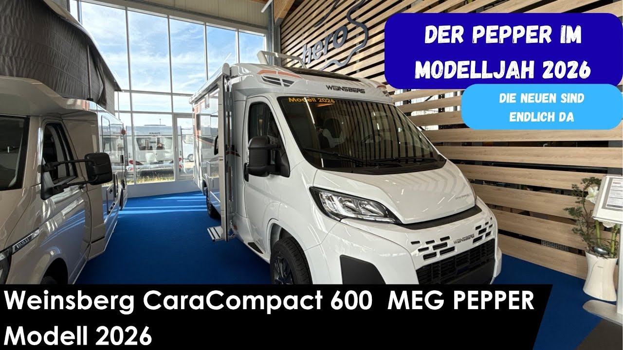 Der PEPPER aus dem Modelljahr 2026 Weinsberg CaraCompact 600 MEG Edition PEPPER