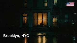 Download Lagu 🌧 Dark Rainy Night with Soft Jazz — Rain Sounds with Relaxing Instrumental Jazz MP3