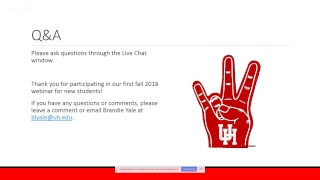 Fall 2018 Admitted Graduate Students Webinar 1