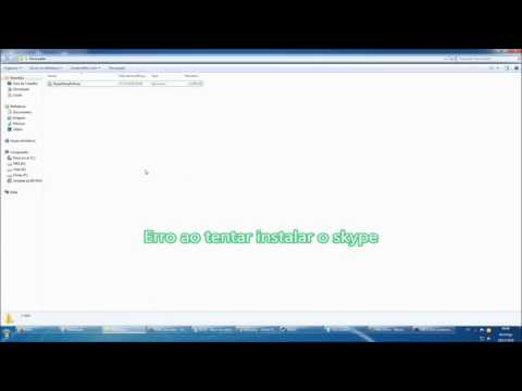 Erro na instalação do Skype, e agora?