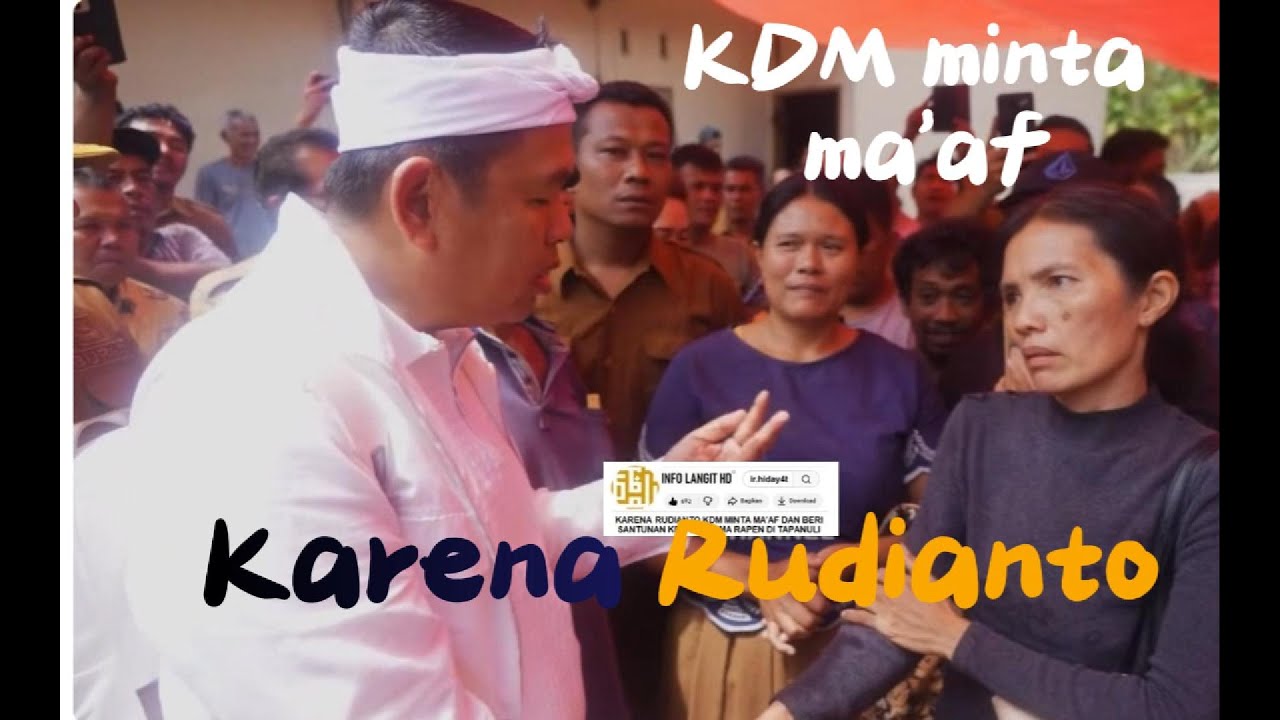 KDM BERI SANTUNAN MANTAN RUDIANTO DI TAPANULI