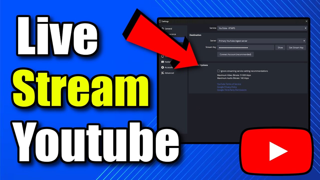 How to Live Stream to your Youtube Channel using OBS (Best Method ...