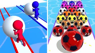 Snow Race Vs Marbel Run Levels Tiktok Walkthrough Android iOS Gameplay