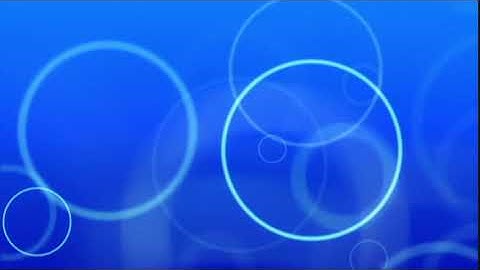 White bubbles with bokeh effect fading on blue background - Lenght 06 min 47 sec