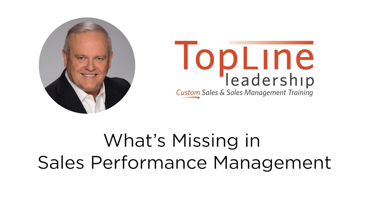 What’s Missing in Sales Performance Management
