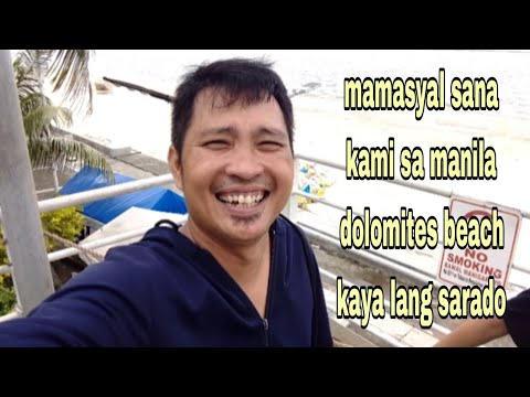 mamasyal sana kami sa manila dolomites beach kaya lang sarado