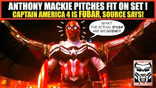 Captain America 4 Reshoots Are a DISASTER | Anthony Mackie Pitches FIT On Set About the SCRIPT!
