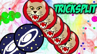 TRICKSPLIT AGARIO // SPLITRUN // Agar.io