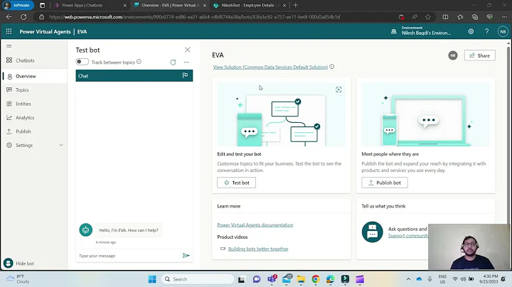 Power Virtual Agent with Power Automate