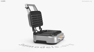 Breville Smart Waffle Pro 3D model by 3DModels.org