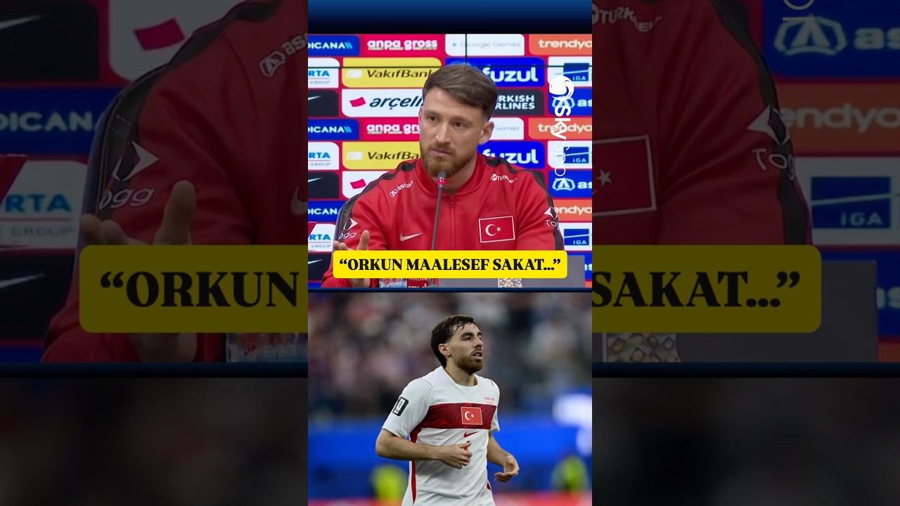 🇹🇷 Salih Özcan: “Orkun maalesef sakat. Zaten son maçlarda sakat sakat oynadı...”