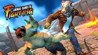 TIGAR FIGHTING RHINO | KUNGFU ANIMAL screenshot 4