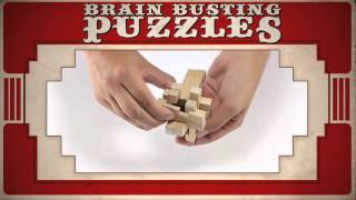 Brain Busting Puzzles   4 Classic Wooden Puzzles 1