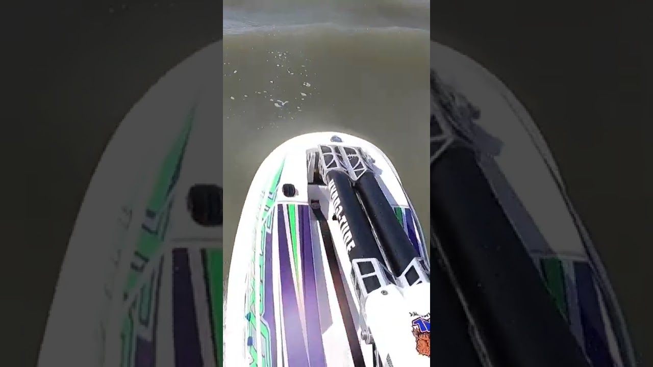 Smaller wave blocking the bigger wave? No problem..